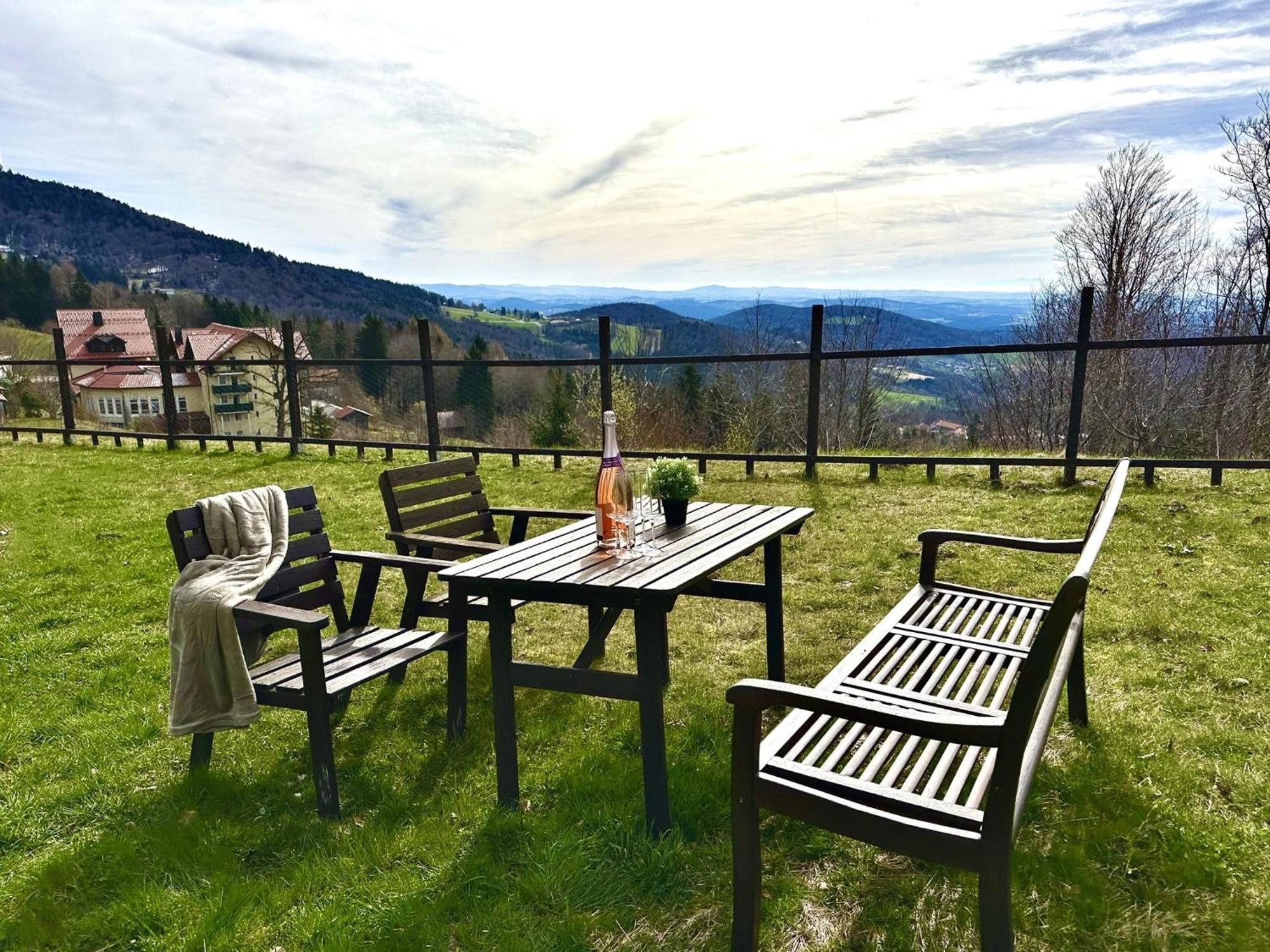 Gemuetliches Alpenblick Berg-Bungalow + Grosser Garten + Netflix! Schöfweg Extérieur photo